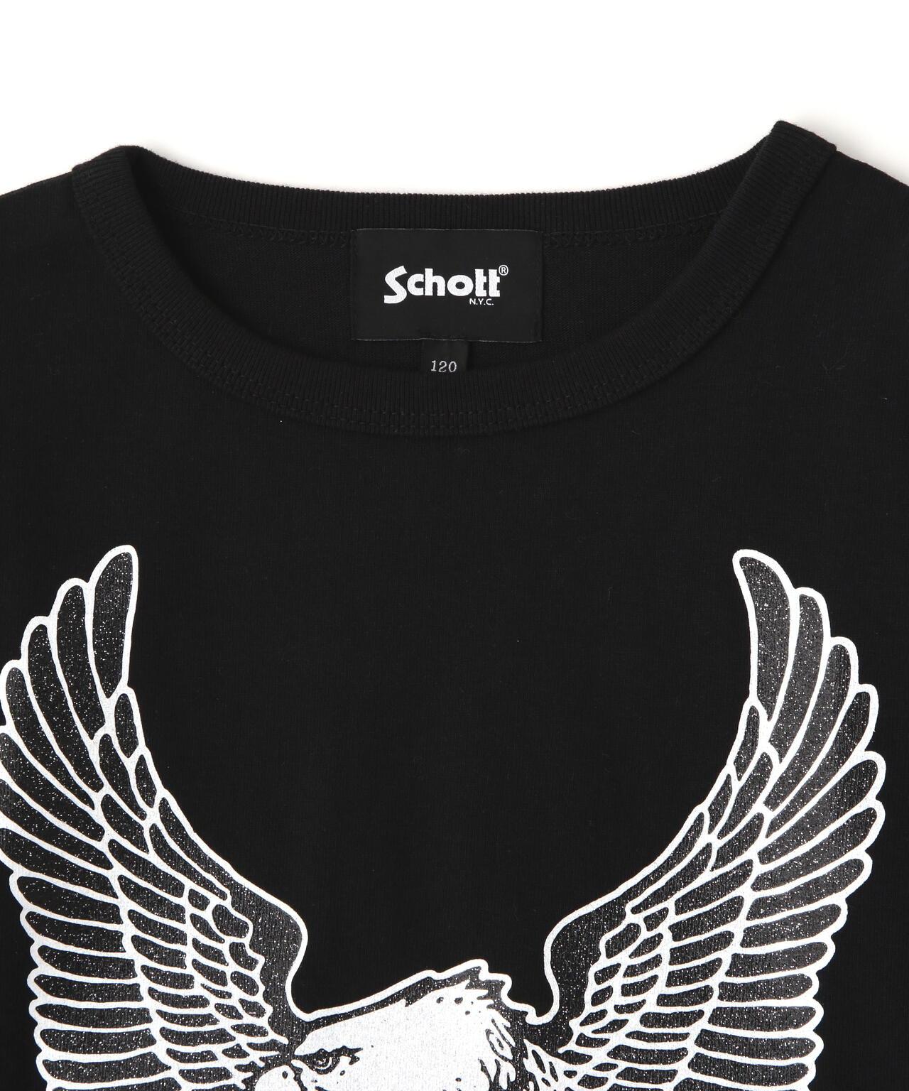 KID'S GLITTER EAGLE T-SHIRT 亮片鷹圖案T恤