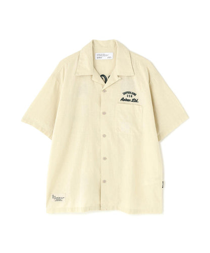 LINEN-COTTON S/S SHIRT "Brooklyn" 襯衫