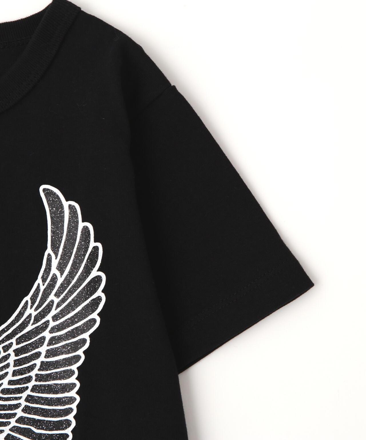 KID'S GLITTER EAGLE T-SHIRT 亮片鷹圖案T恤