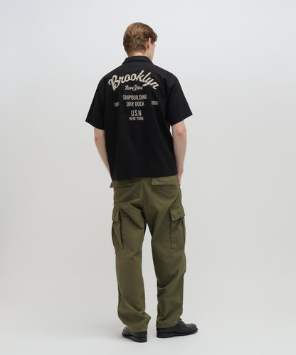 LINEN-COTTON S/S SHIRT "Brooklyn" 襯衫