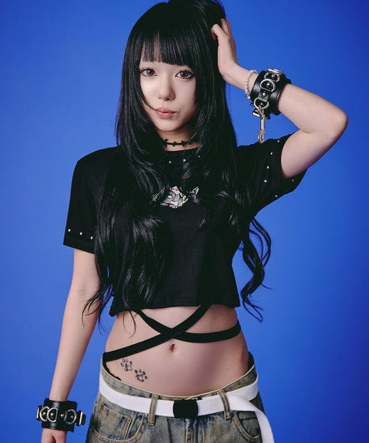 GALFY/ガルフィー/LHP EXCLUSIVE 地雷風羅紋短袖T恤