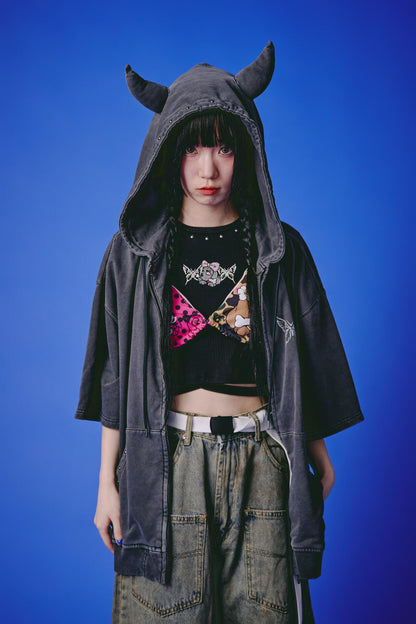 GALFY/ガルフィー/LHP EXCLUSIVE 地雷風羅紋短袖T恤