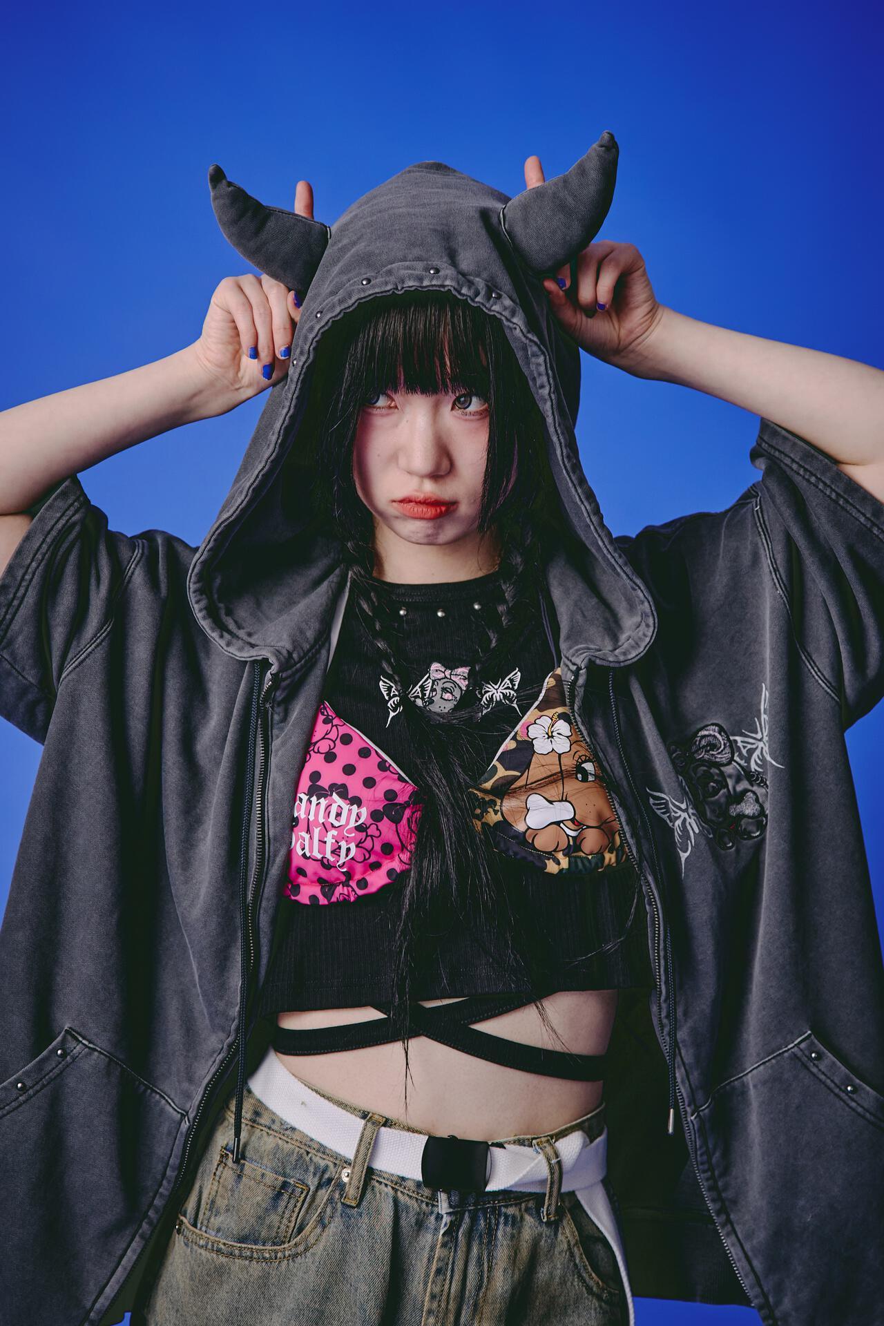 GALFY/ガルフィー/LHP EXCLUSIVE 地雷風羅紋短袖T恤