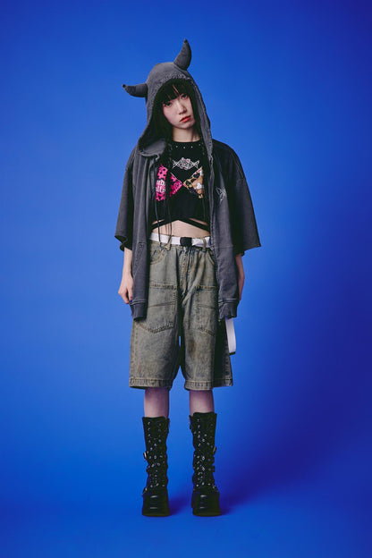 GALFY/ガルフィー/LHP EXCLUSIVE 地雷風羅紋短袖T恤