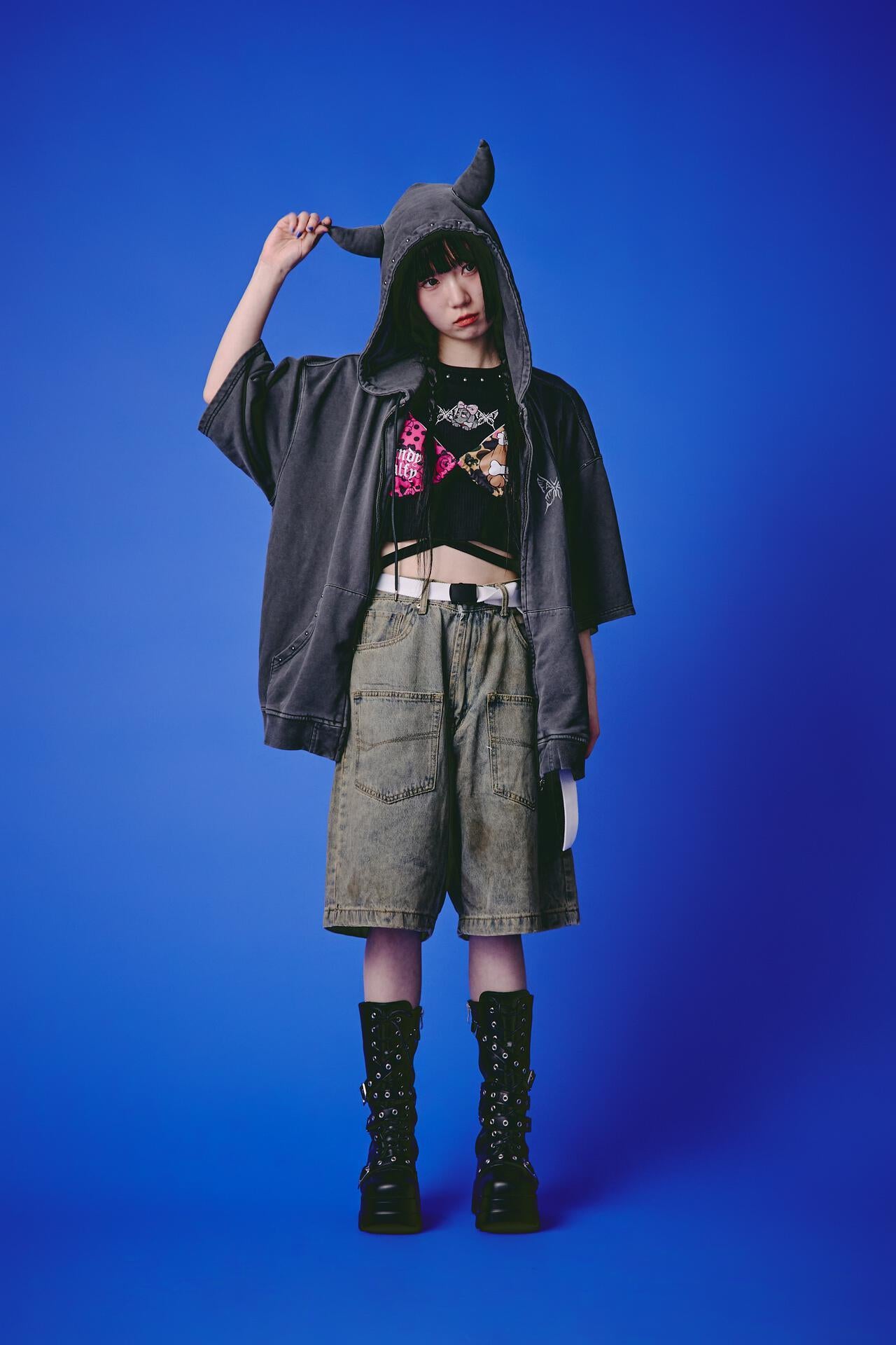 GALFY/ガルフィー/LHP EXCLUSIVE 地雷風羅紋短袖T恤