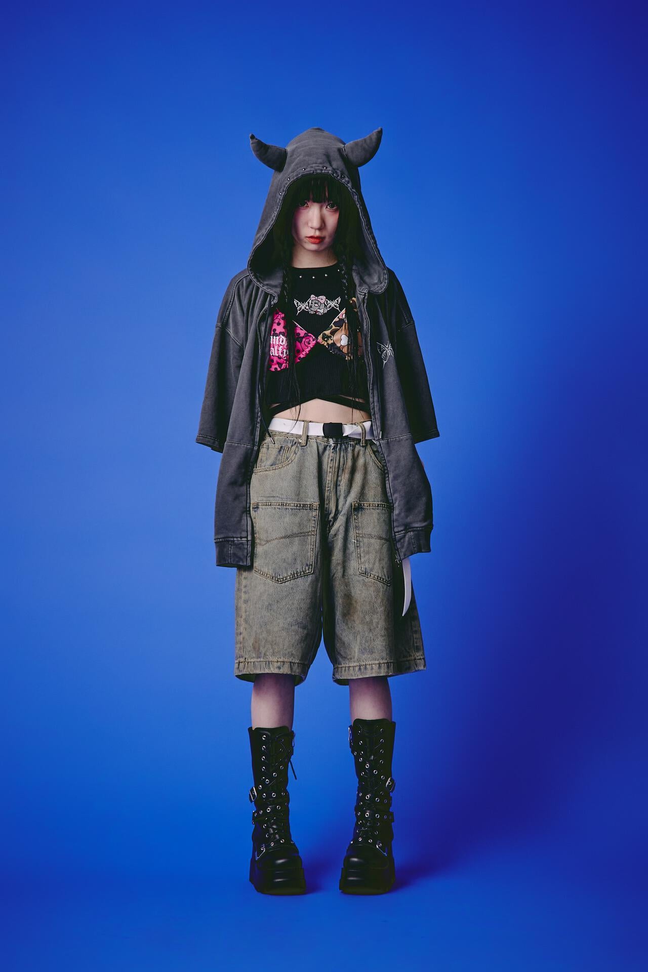 GALFY/ガルフィー/LHP EXCLUSIVE 地雷風羅紋短袖T恤