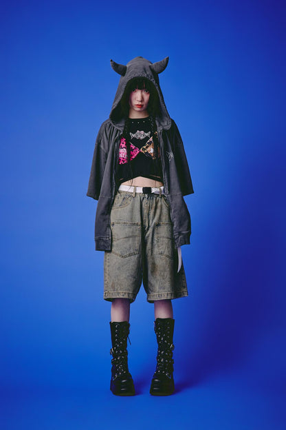 GALFY/ガルフィー/LHP EXCLUSIVE 地雷風羅紋短袖T恤