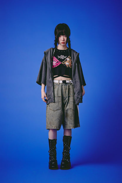 GALFY/ガルフィー/LHP EXCLUSIVE 地雷風羅紋短袖T恤