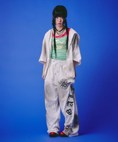 GALFY LHP EXCLUSIVE 地雷系風寬鬆連帽短袖衛衣