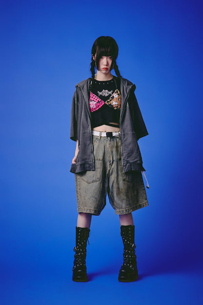 GALFY/ガルフィー/LHP EXCLUSIVE 地雷風羅紋短袖T恤