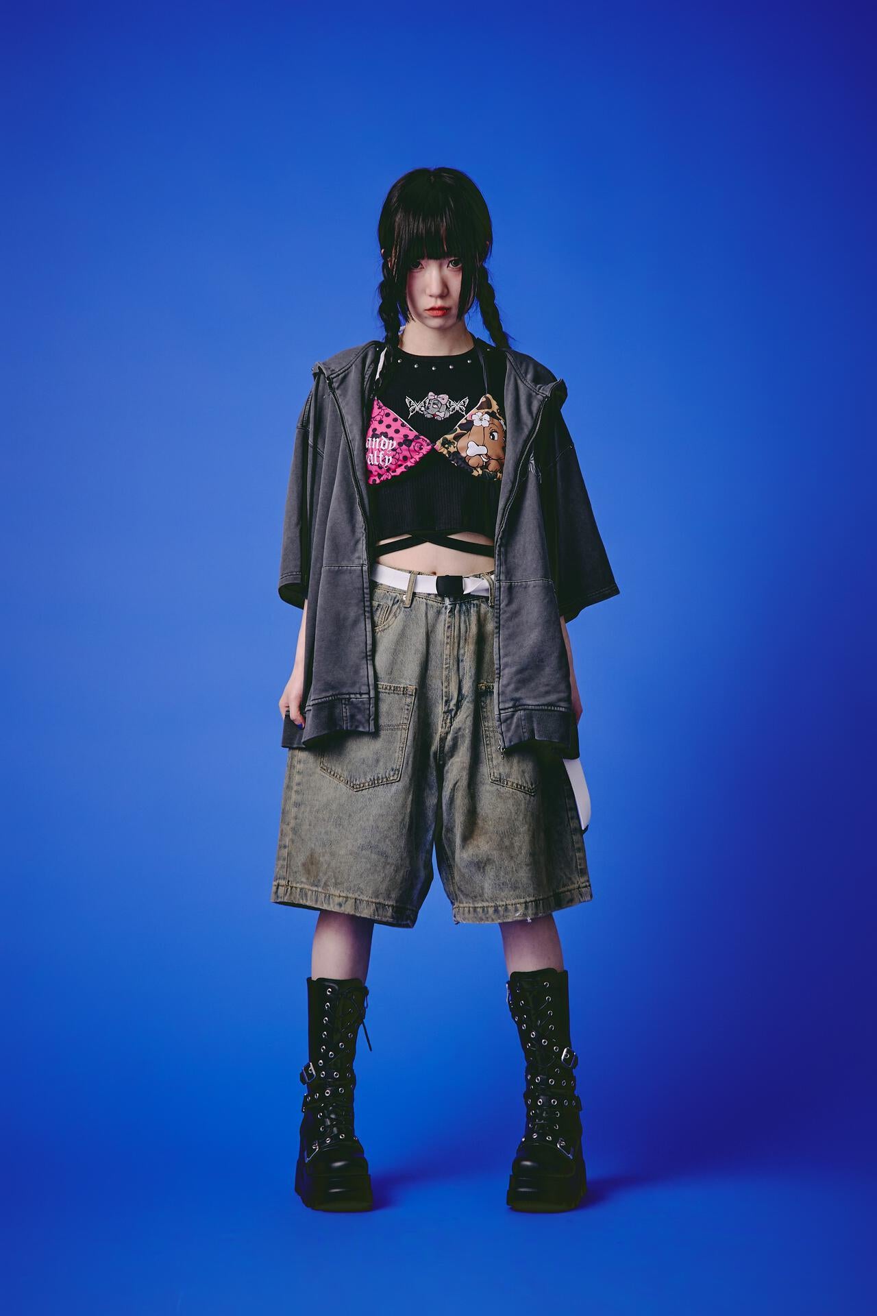 GALFY/ガルフィー/LHP EXCLUSIVE 地雷風羅紋短袖T恤