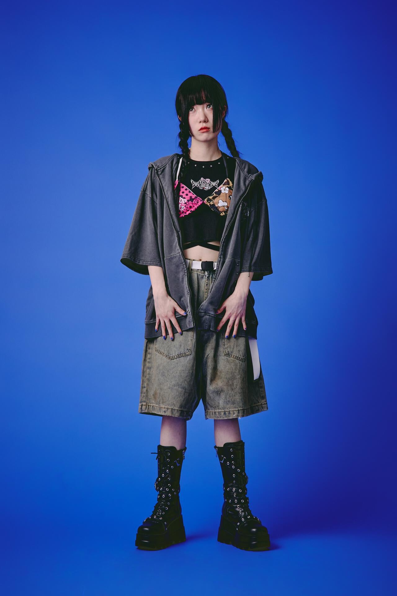 GALFY/ガルフィー/LHP EXCLUSIVE 地雷風羅紋短袖T恤