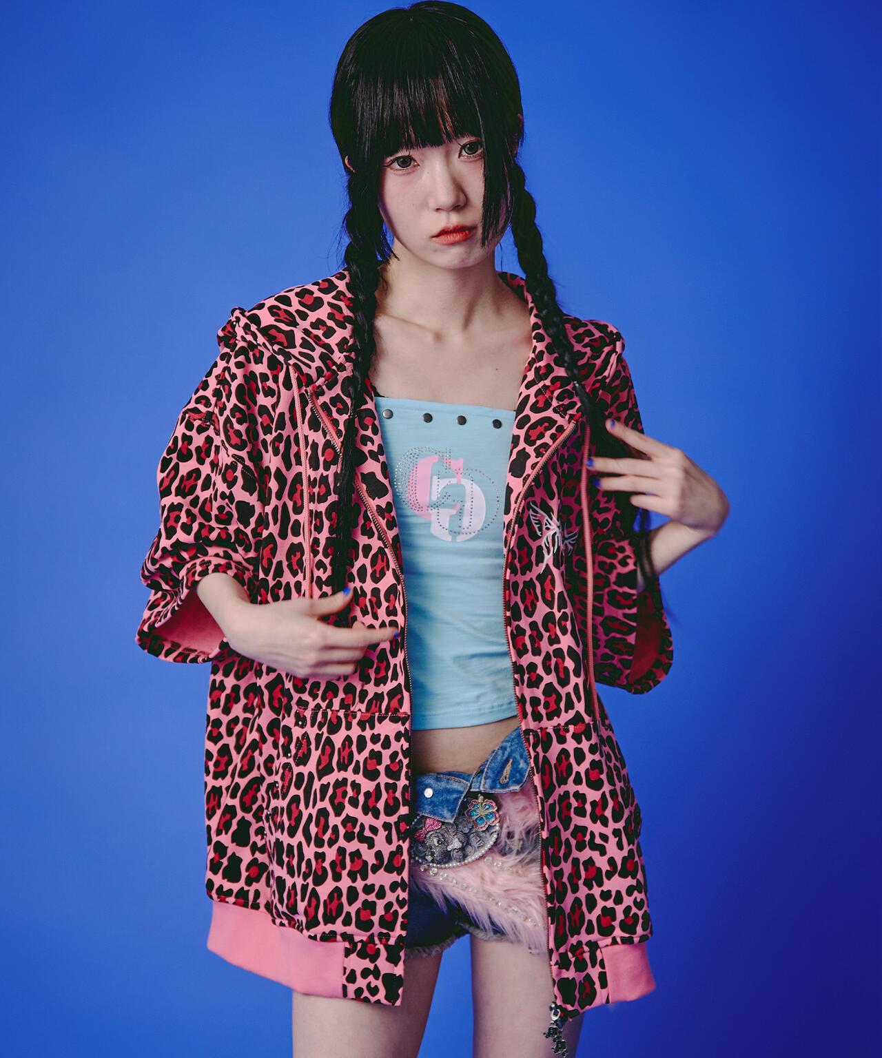 GALFY LHP EXCLUSIVE 地雷系風寬鬆連帽短袖衛衣