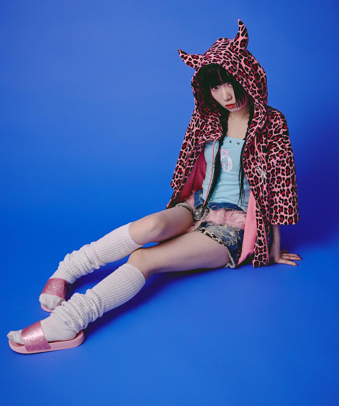 GALFY LHP EXCLUSIVE 地雷系風寬鬆連帽短袖衛衣