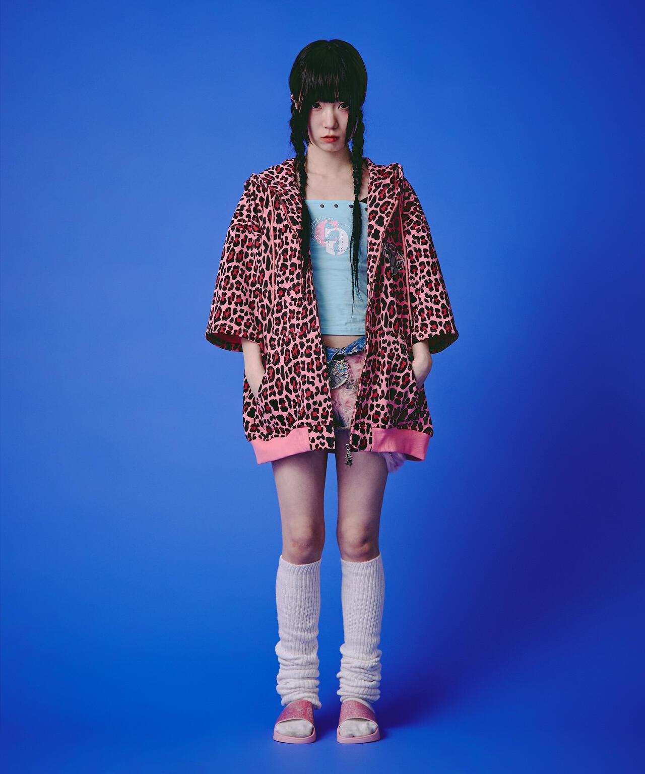 GALFY LHP EXCLUSIVE 地雷系風寬鬆連帽短袖衛衣