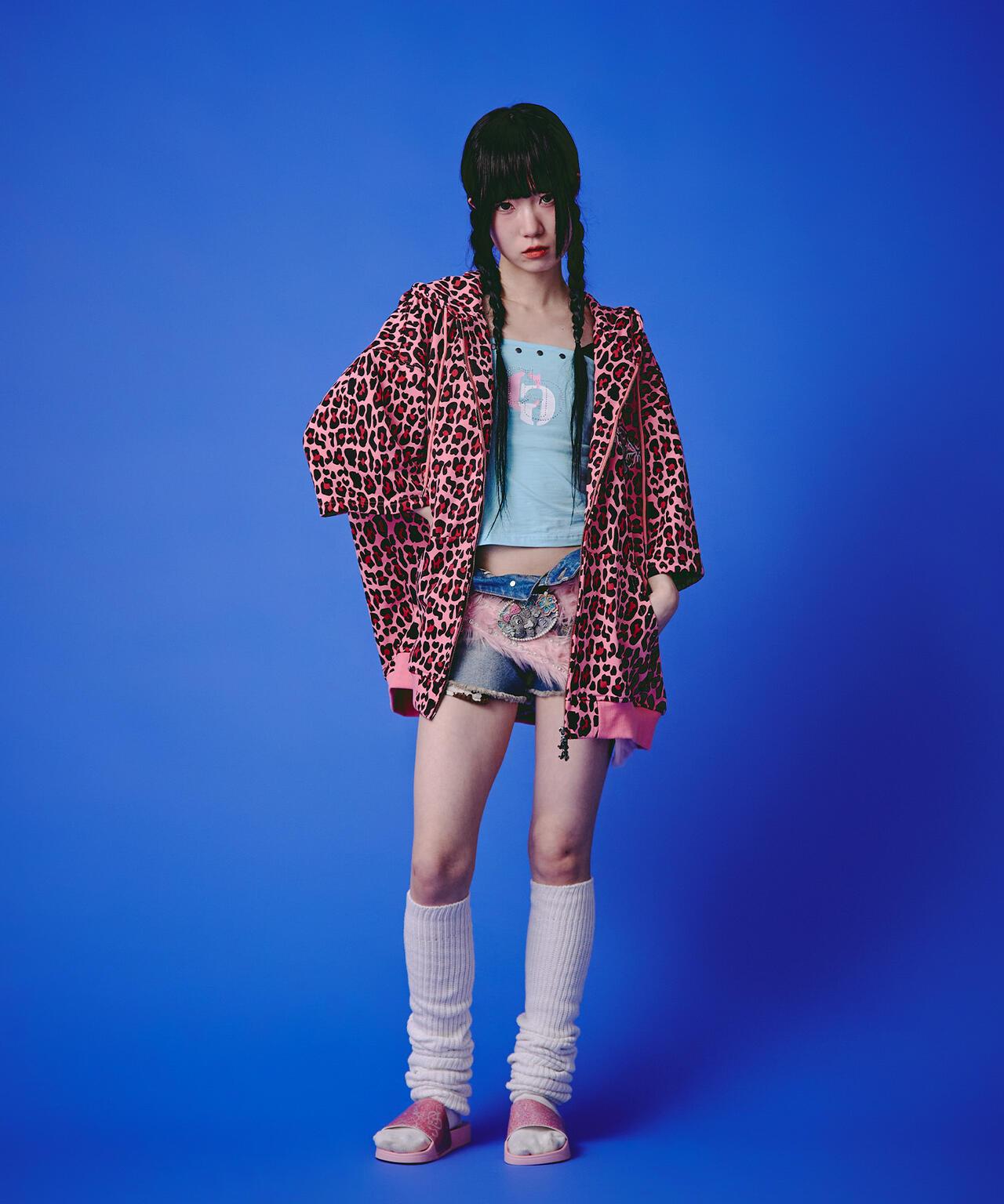 GALFY LHP EXCLUSIVE 地雷系風寬鬆連帽短袖衛衣