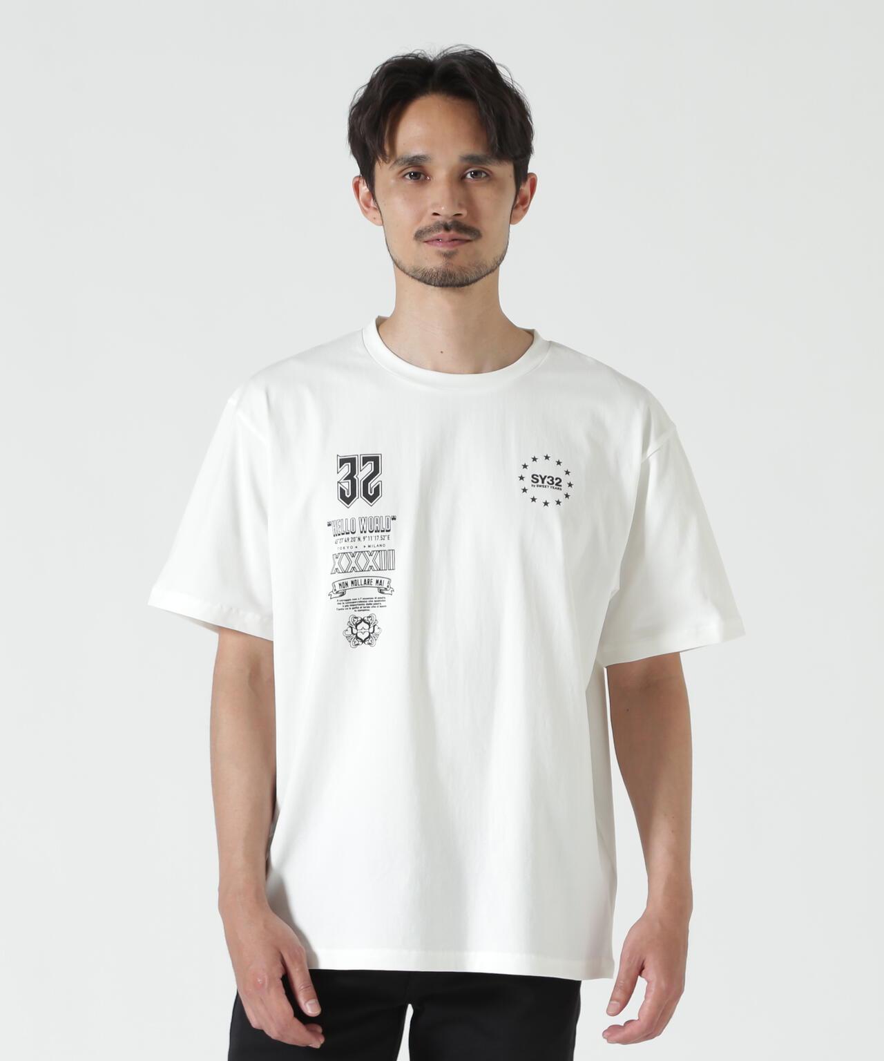 SY32 by SWEET YEARS MULTI LOGO TEE T恤