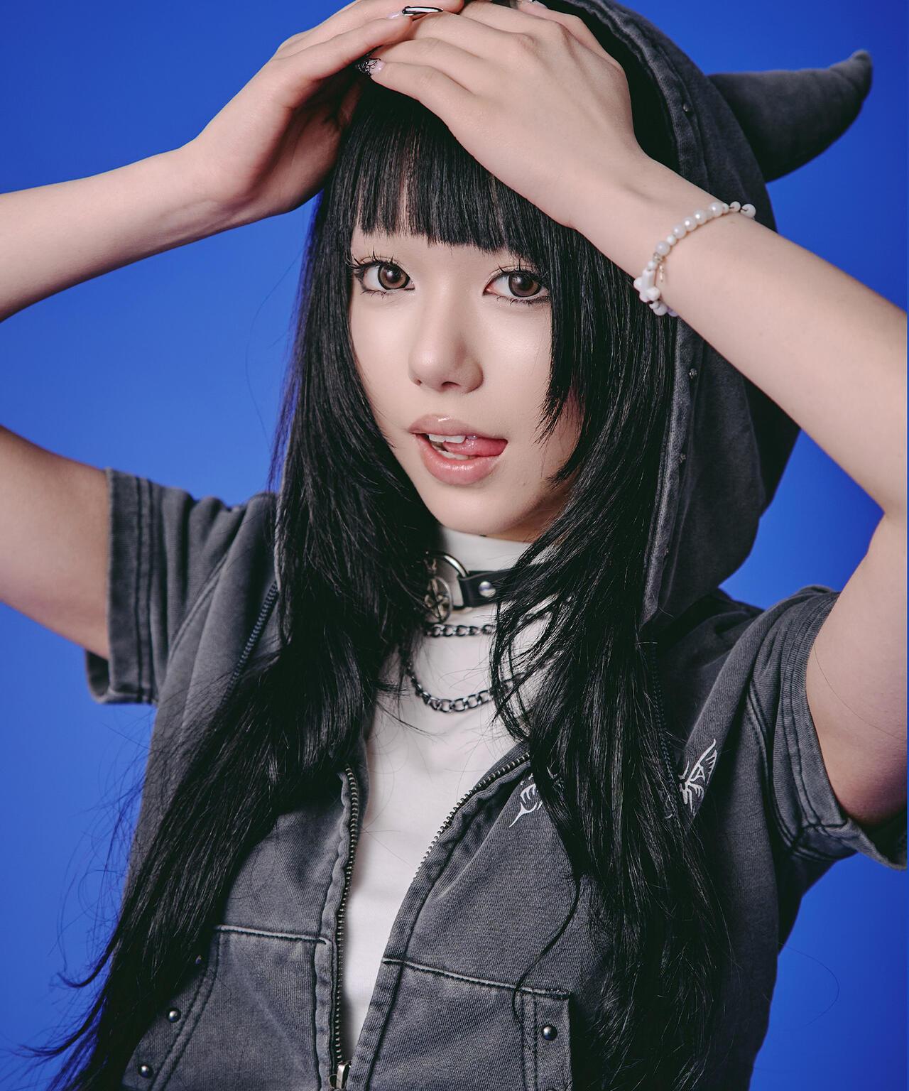 GALFY LHP EXCLUSIVE 地雷系風寬鬆連帽短袖衛衣