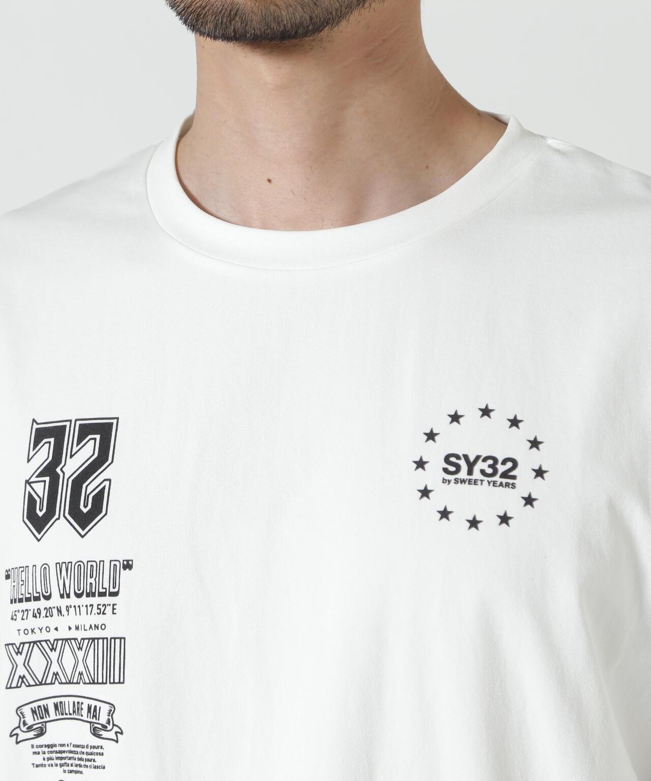 SY32 by SWEET YEARS MULTI LOGO TEE T恤