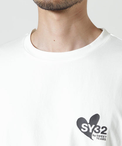 SY32 by SWEET YEARS HEART MIX LOGO印花 短袖T恤