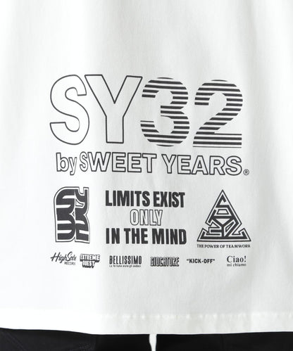 SY32 by SWEET YEARS MULTI LOGO TEE T恤