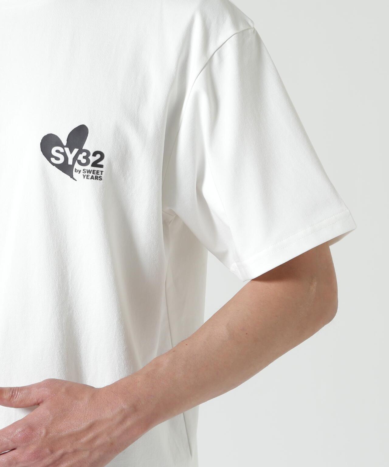 SY32 by SWEET YEARS HEART MIX LOGO印花 短袖T恤