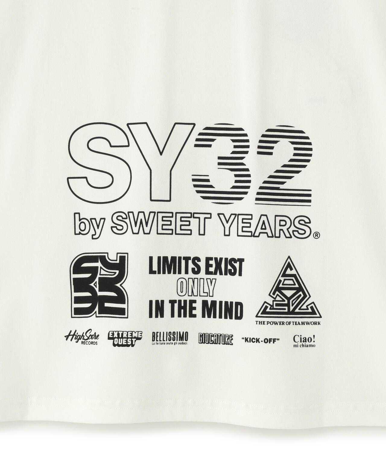 SY32 by SWEET YEARS MULTI LOGO TEE T恤