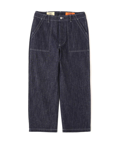NAVY POSTAL DENIM PANTS 牛仔褲