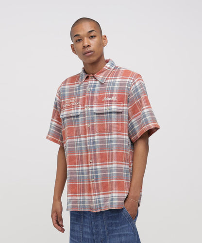 《AVIREX × UNIVERSAL OVERALL》 POSTAL FLANNEL SHIRT 襯衫