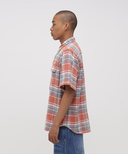 《AVIREX × UNIVERSAL OVERALL》 POSTAL FLANNEL SHIRT 襯衫