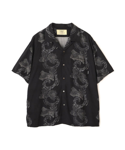 狛犬圖案 ALOHA SHIRT 襯衫