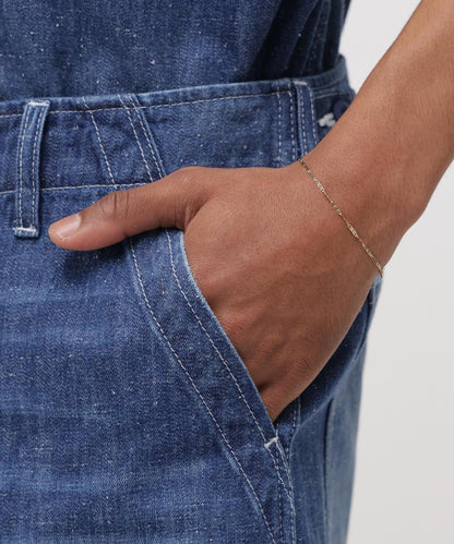 NAVY POSTAL DENIM PANTS 牛仔褲