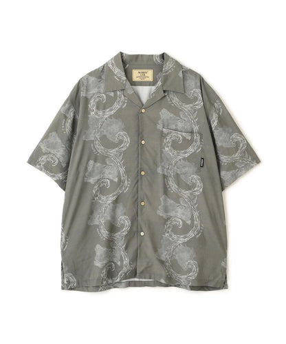 狛犬圖案 ALOHA SHIRT 襯衫