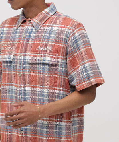 《AVIREX × UNIVERSAL OVERALL》 POSTAL FLANNEL SHIRT 襯衫