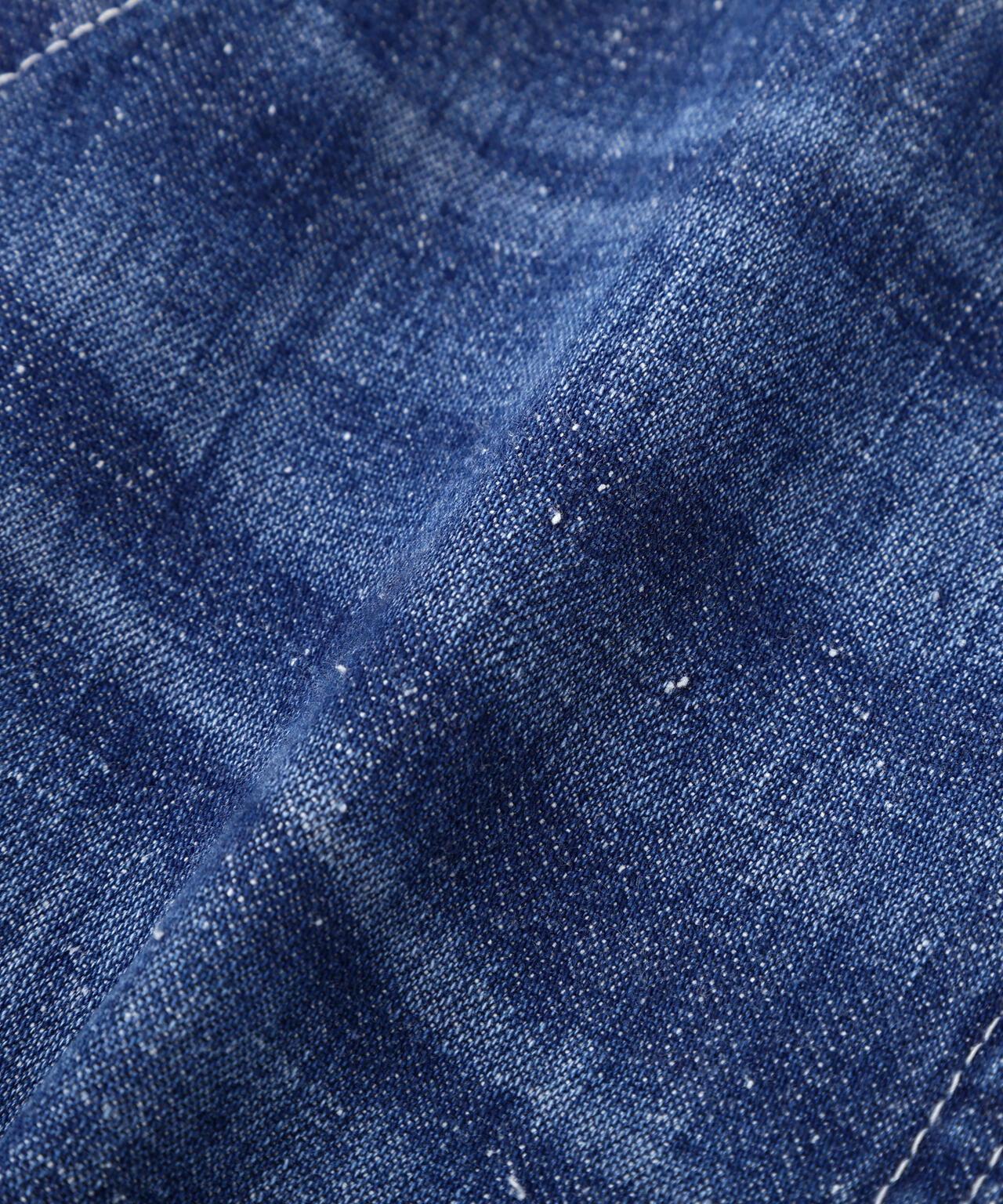 NAVY POSTAL DENIM PANTS 牛仔褲