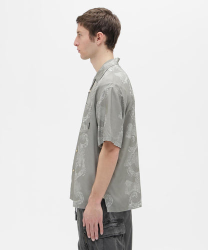 狛犬圖案 ALOHA SHIRT 襯衫