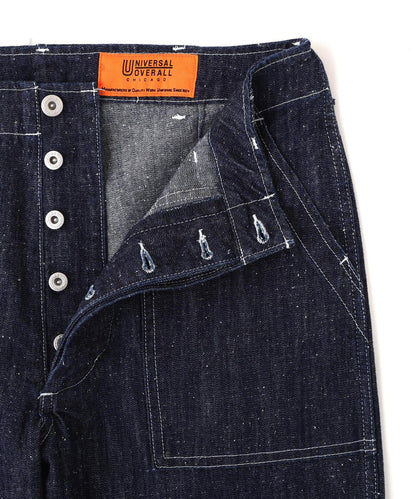 NAVY POSTAL DENIM PANTS 牛仔褲