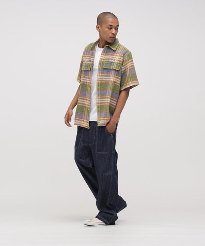 《AVIREX × UNIVERSAL OVERALL》 POSTAL FLANNEL SHIRT 襯衫