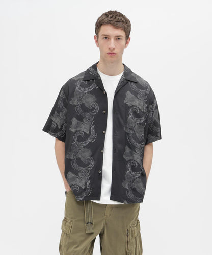狛犬圖案 ALOHA SHIRT 襯衫