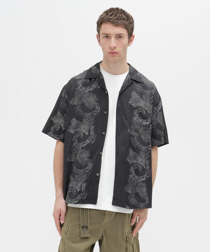 狛犬圖案 ALOHA SHIRT 襯衫