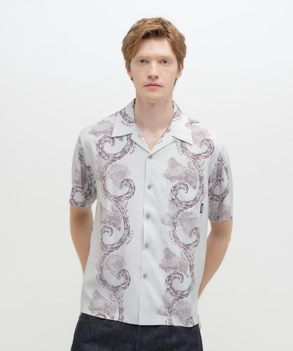 狛犬圖案 ALOHA SHIRT 襯衫