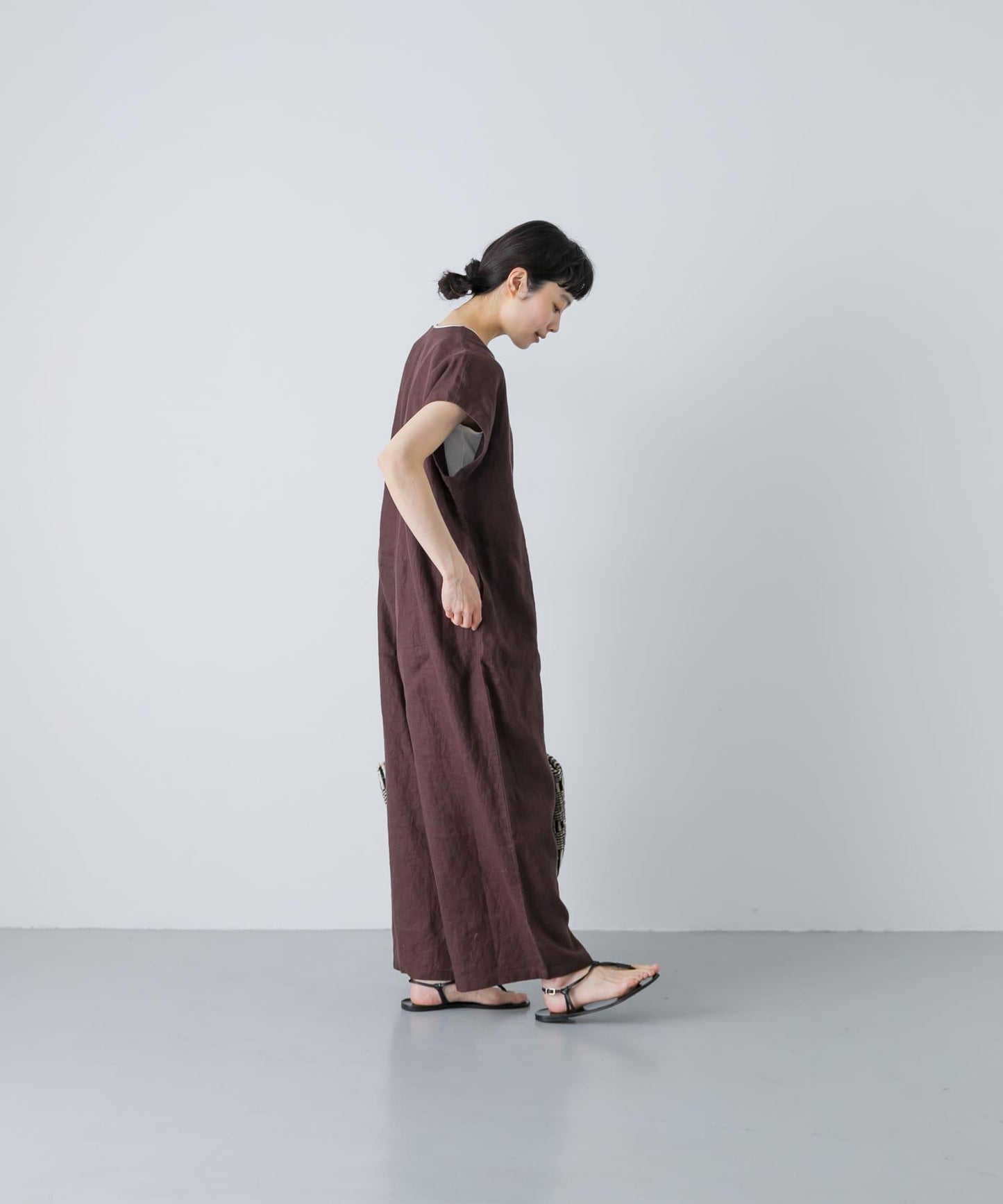 亞麻連體褲（兩尺寸可選）