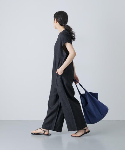 亞麻連體褲（兩尺寸可選）