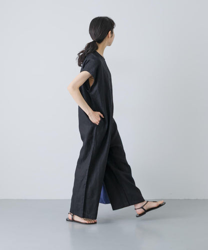 亞麻連體褲（兩尺寸可選）