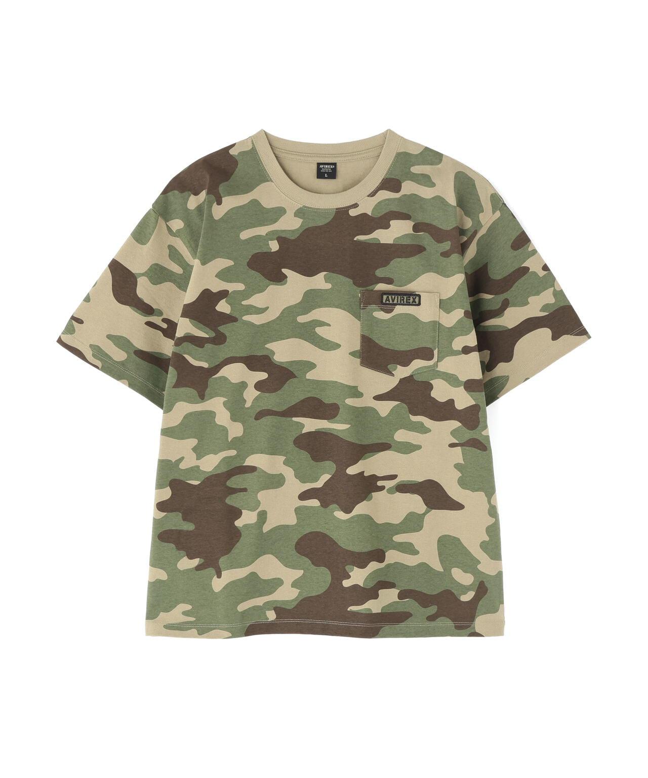 CAMOUFLAGE POCKET T恤 《&DEPOT限定》