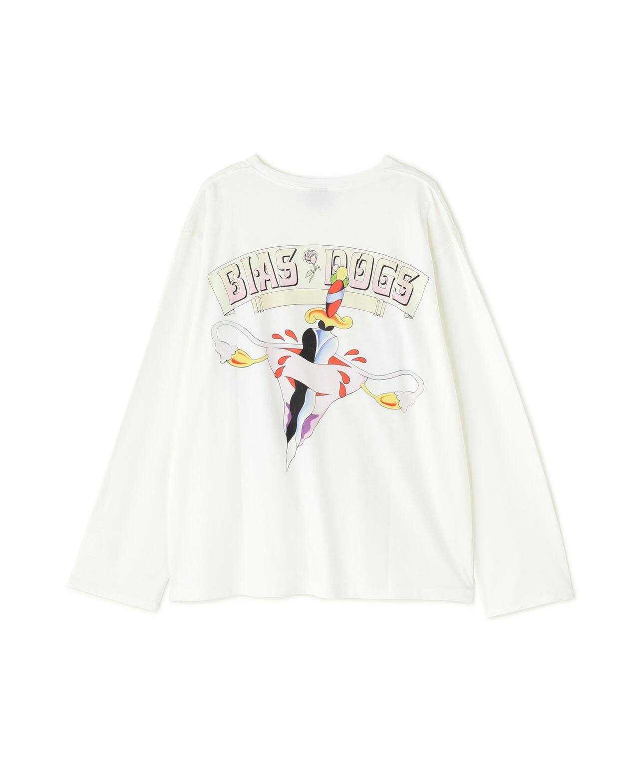 BIAS DOGS バイアスドッグス M&I L/S TEE T恤