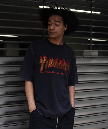 Thrasher LINESTONE TEE LHP限定 水鑽短袖T恤