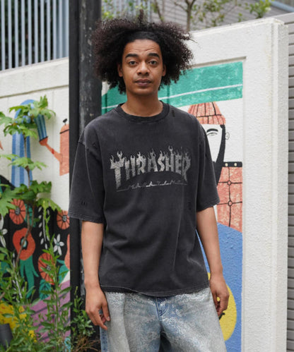 Thrasher LINESTONE TEE LHP限定 水鑽短袖T恤