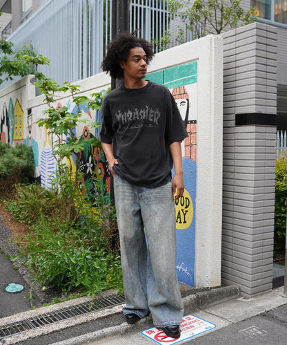 Thrasher LINESTONE TEE LHP限定 水鑽短袖T恤