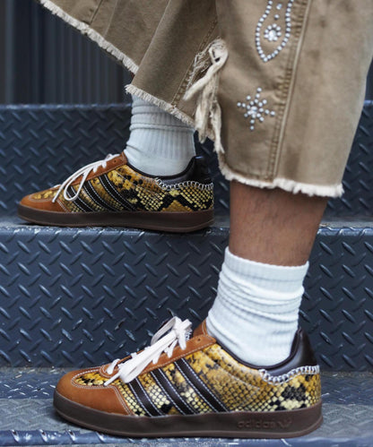 adidas Originals by Wales Bonner 蛇紋設計 休閒運動鞋 WB GAZELL SNAKE